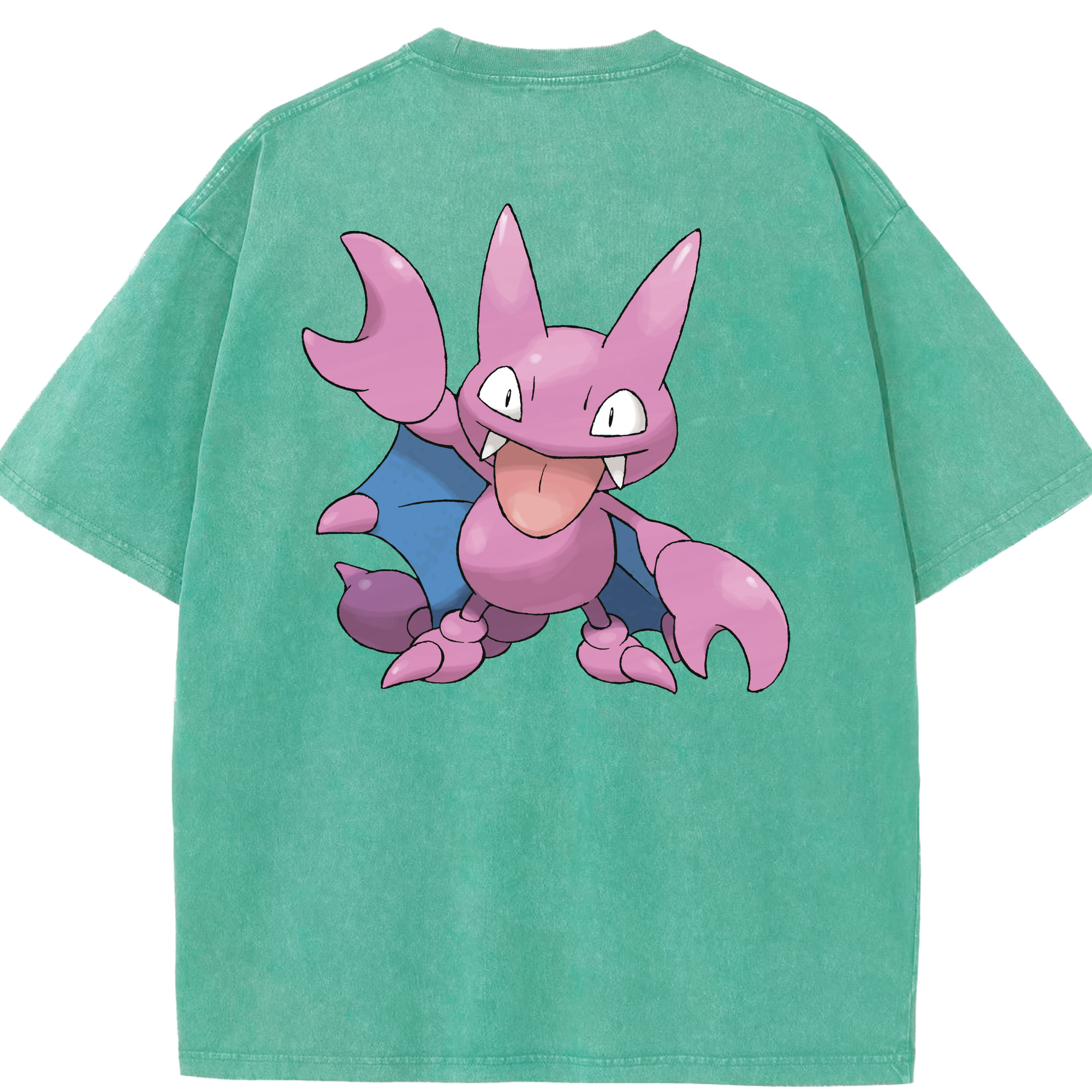 （画像用） ポケットモンスター Pokémon 綿100% ヴィンテージ風 半袖Tシャツ（背面プリント）